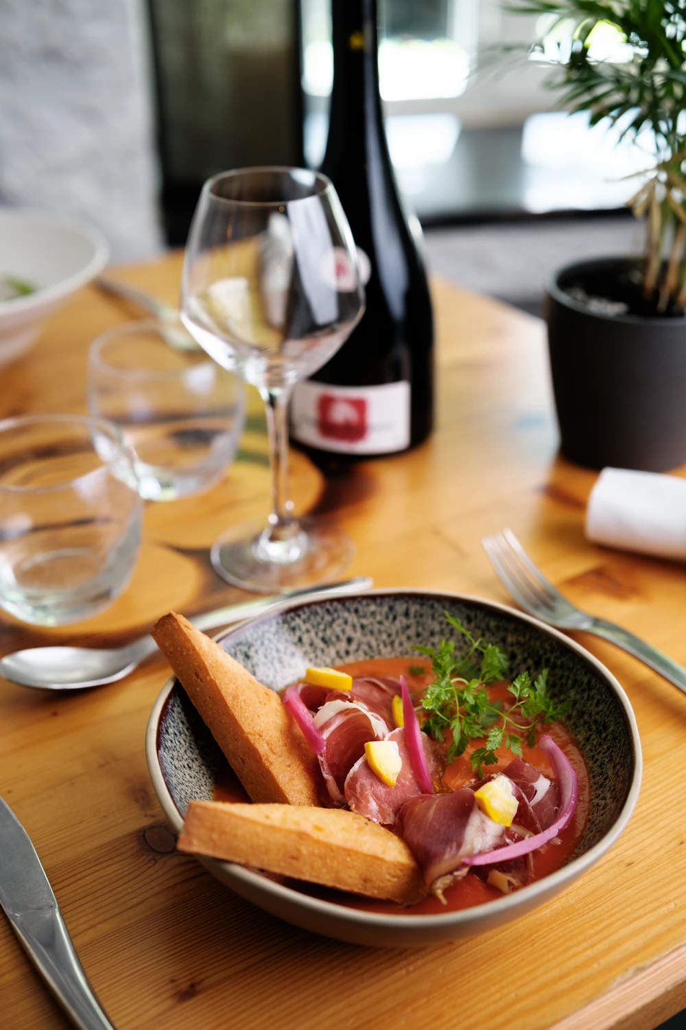 Gaspacho de poivrons & tomates