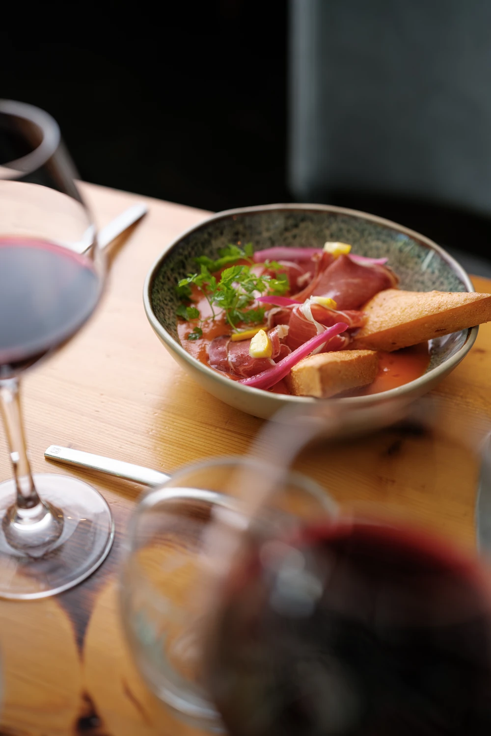 Gaspacho de poivrons & tomates